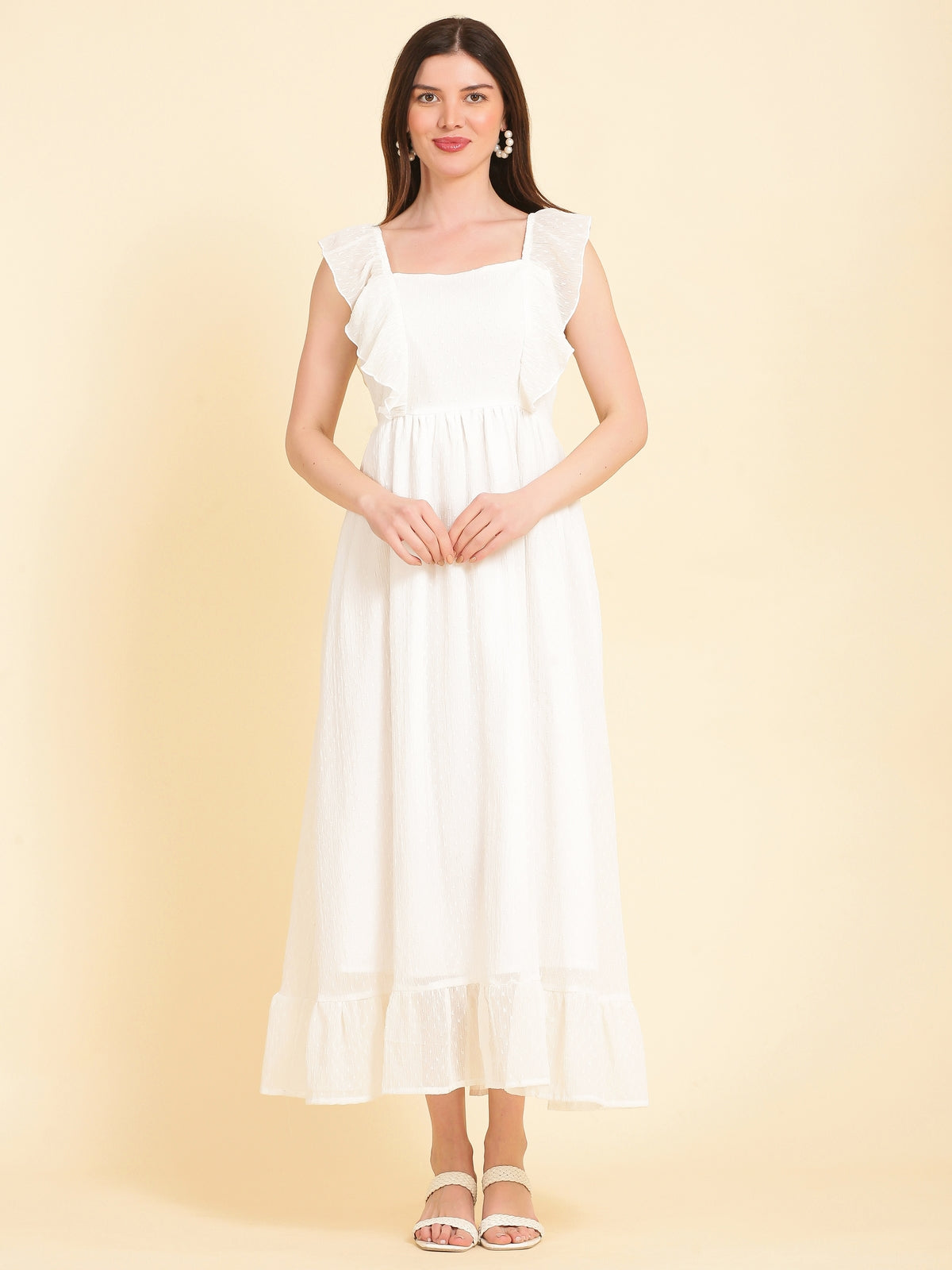 Aurelia White Maxi Dress